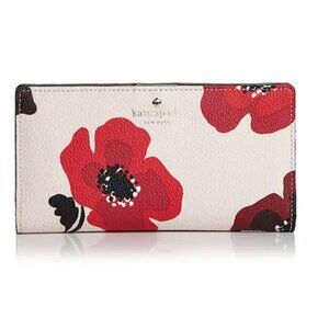 Kate Spade Hyde Lane Poppy Print Wallet